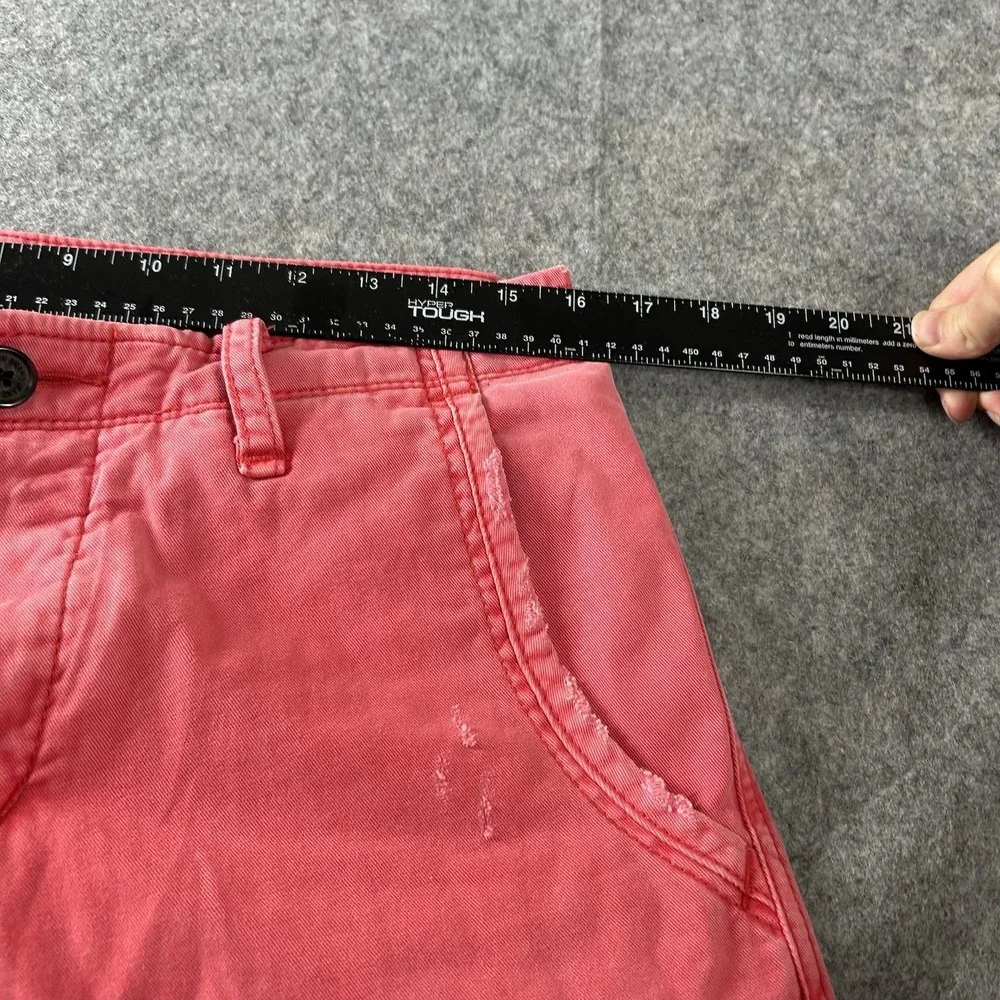 True Religion Jeans Mens 30 Straight Leg MEGRO4K32 Red Distressed Cotton